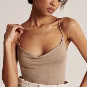 Body suit cow neck Abercrombie and fitch top